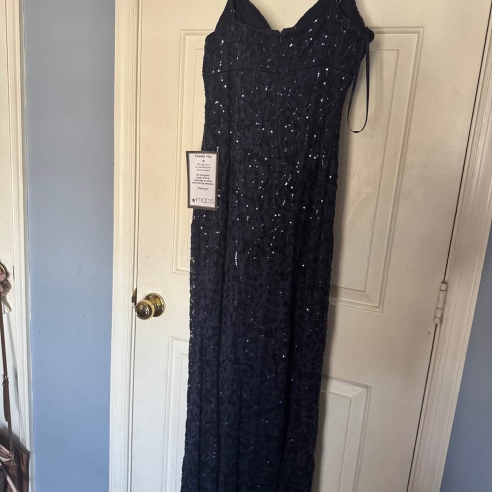 Elegant Black Sequin Gown